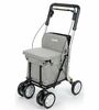 Carlett Senior Comfort nakupovalna torba nakolesih 29 l, siva