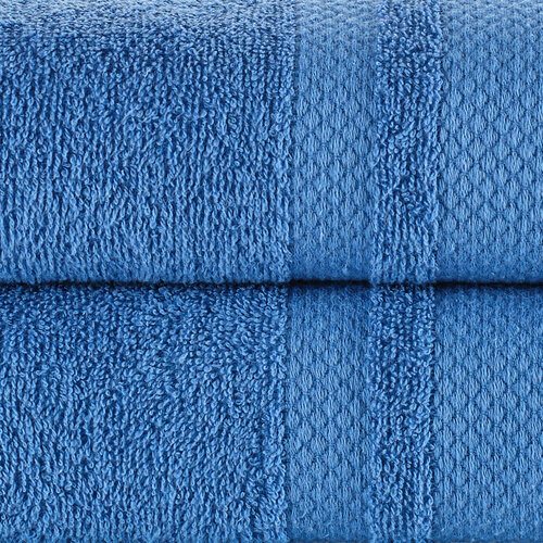 4Home Bavlněný ručník Deluxe modrá, 50 x 100 cm, sada 2 ks
