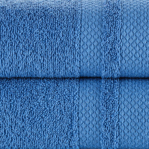 4Home Deluxe pamut törölköző kék, 50 x 100 cm , 2 db-os szett
