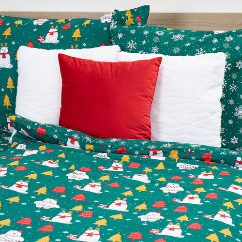 4Home Polar Bear pamut ágyneműhuzat, 140 x 200 cm, 70 x 90 cm