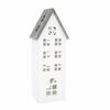 Weihnachtliche LED-Holzdekoration „Light House“, w