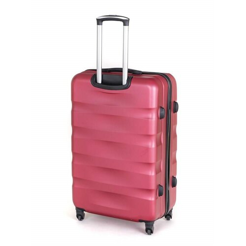 Pretty UP Walizka podróżna na kółkach ABS29, L, winny