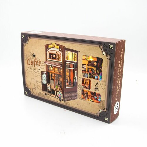2Kids Toys 3D skladačka Zarážka na knihy Kaviareň