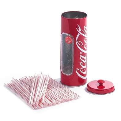 Multifunkčná dóza Coca Cola s 50 slamkami