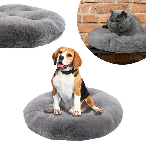 Domarex Ležalnik za pse IVY PLUSH siva, pr. 65 cm