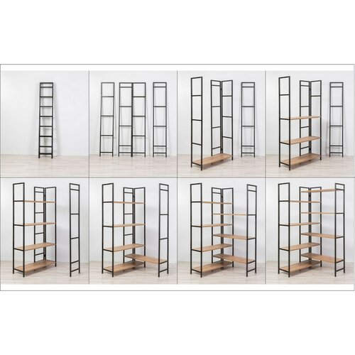 Edra Black and Atlantic Pine polcállvány