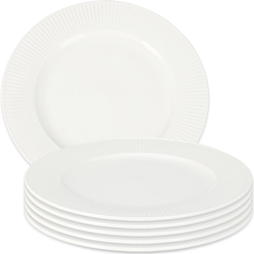 Set de 6 farfurii întinse din porțelan Linie 27 cm