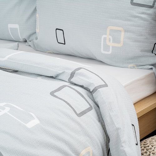 Lenjerie de pat 4Home Square bumbac creponat, 140 x 200 cm, 70 x 90 cm
