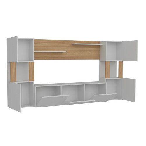 Lore White and Teak TV-fal