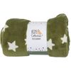 Fleece odeja Star zelena, 130 x 160 cm