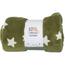 Fleece odeja Star zelena, 130 x 160 cm