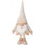 Decorațiune de Crăciun Moș Crăciun, picioare telescop., 112 cm , auriu / crem