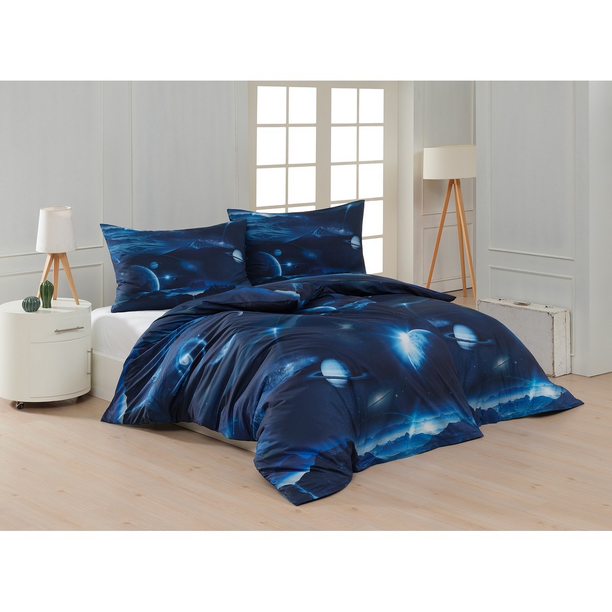 Matějovský Galaxie pamut ágyneműhuzat, 140 x 220 cm, 70 x 90 cm, 140 x 220 cm, 70 x 90 cm termék 2. képe