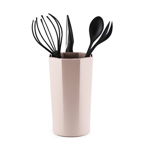 Stojak na noże i przybory kuchenne, beżowy
