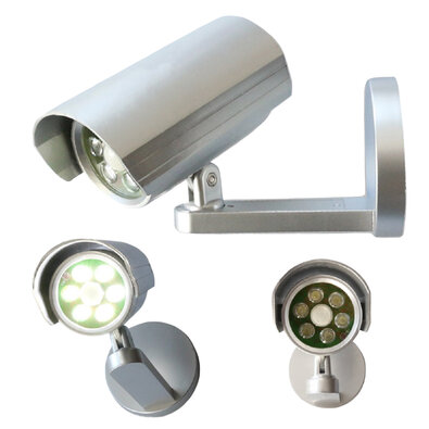 Lampa bezpieczeństwa/kamera z czujnikiem ruchu, 6 LED