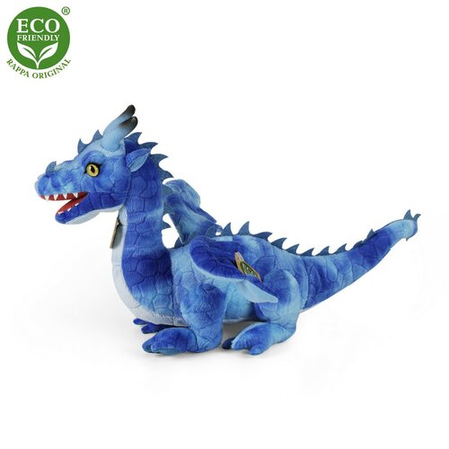 Rappa Plüss sárkány kék, 40 cm ECO-FRENDLY