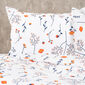 Lenjerie de pat 4Home Floret, din bumbac alb, 140 x 220 cm, 70 x 90 cm