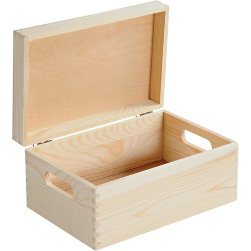 Kesper 69401 Úložný box s výklopným víkem borovice29 x 19 x 13,5 cm