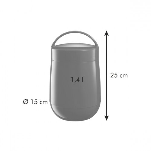 Tescoma Termos na żywność FAMILY COLORI 1,4 l, odcienie zieleni