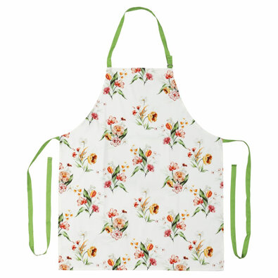 Fartuch kuchenny Peony w kolorach późnego lata, 85x 70 cm