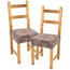 4Home Elastyczny pokrowiec na siedzisko na krzesło Comfort Plus Feather, 40 - 50 cm, komplet 2 szt.