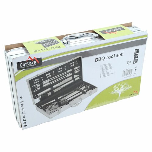 Cattara 13103 Grill eszkӧzӧk készlete 18 db, rozsdamentes