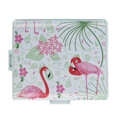 Geteilte Kunststoffbox Flamingo, Grün