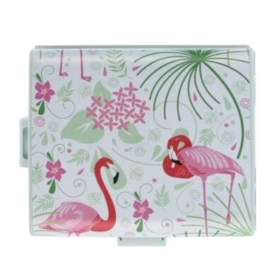 Plastična posoda z delitvijo Flamingo, zelena