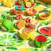 Altom Sada keramických jumbo hrnků Tropicana citron 470 ml, 2 ks