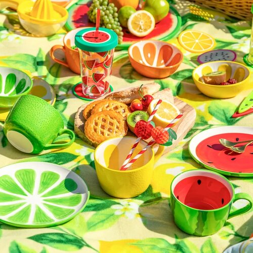 Altom Kerámia jumbo bögrék Tropicana citrom 470ml, 2 db