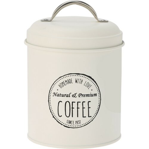 Set de cutii metalice pentru alimente Excellent Houseware 11 x 16 cm, 3 buc, crem
