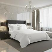Satenasto posteljnino Luxury Collection bela, 140 x 220 cm, 70 x 90 cm