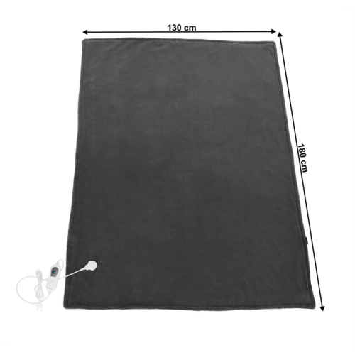 Elektrická vyhrievacia deka MEDISA, tmavosivá