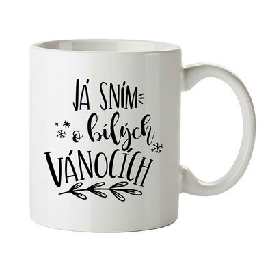 Bohemia Gifts Різдвяна чашка - Я мрію про біле Різдво, 350 мл