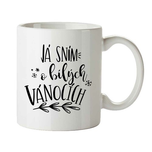 Bohemia Gifts Різдвяна чашка - Я мрію про біле Різдво, 350 мл