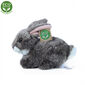 Rappa Plüsch liegendes Kaninchen Dunkelgrau, 17 cm