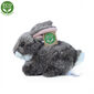 Rappa Pluszowy leżący królik ciemnoszary, 17 cm