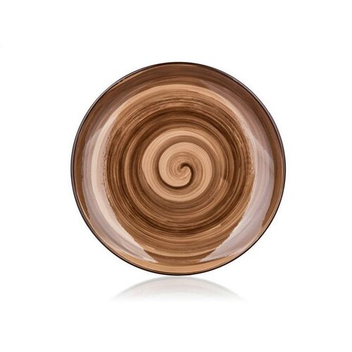 Banquet desert plate PALAS, 21,5 cm, rjava
