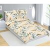 Lenjerie de pat din bumbac Bellatex Klas bej, 140 x 200 cm, 70 x 90 cm