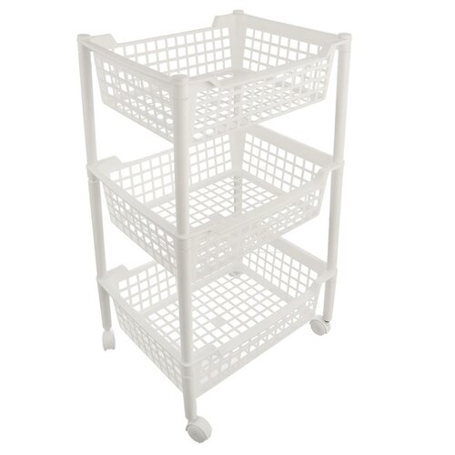 Orion Regal na kolesih 3 police, bela