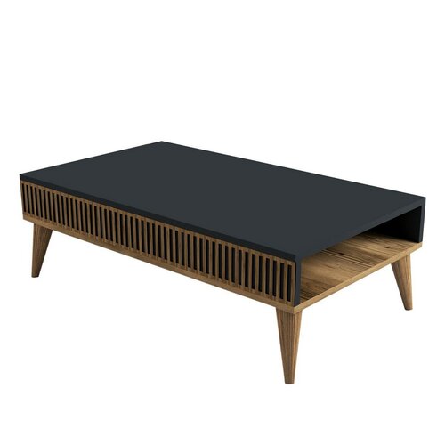 Mila Anthracite and Walnut dohányzóasztal
