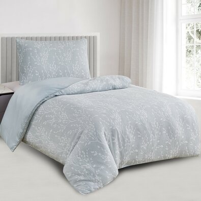 Alabama zöld jacquard ágynemű, 140 x 200 cm, 70 x90 cm