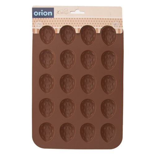 Orion Silikonska forma Orehi 20, oranžna