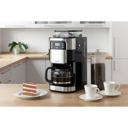 Sencor SCE 7000BK Kaffeemaschine, Schwarzschwarz,