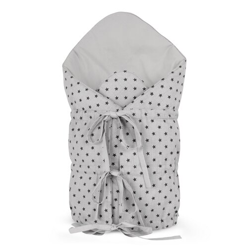 Bellatex Rożek dziecięcy Gwiazdki szary, 75 x 75 cm