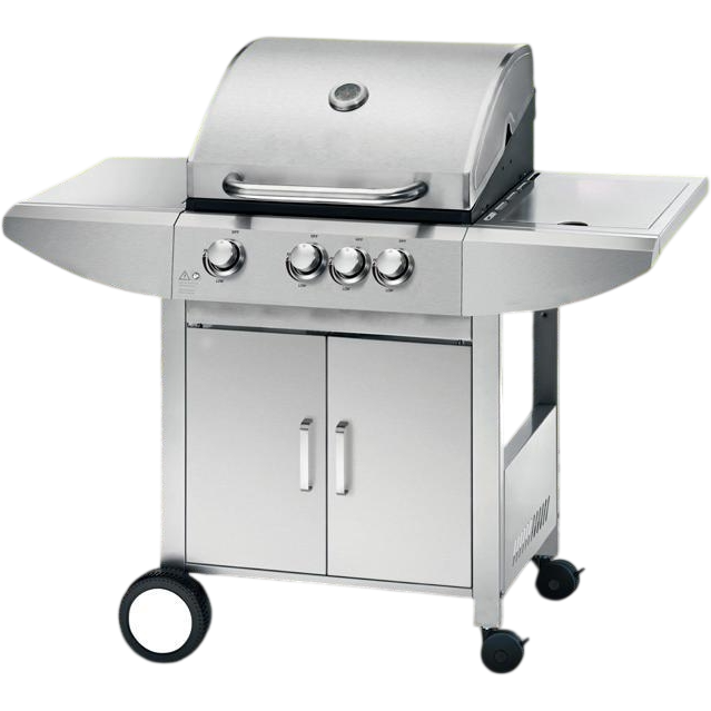 Plynov&yacute; nerez BBQ gril Wellington +bočn&iacute; hoř&aacute;k +el. jehla-rožeň ZDARMA, 121,7 x 56,7 x 114,3 cm