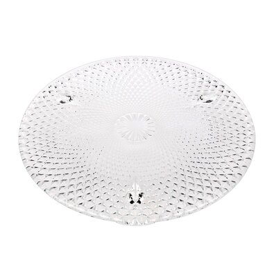 Karo üveg tálalótálca, 28 cm