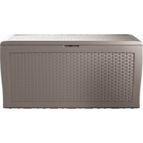 Keter Samoa Rattan kerti tárolódoboz, cappuccino 270 l, 117 x 57 x 45 cm