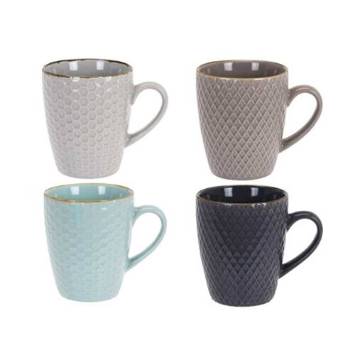 Komplet keramických skodelic Honey 200 ml, 4 kos