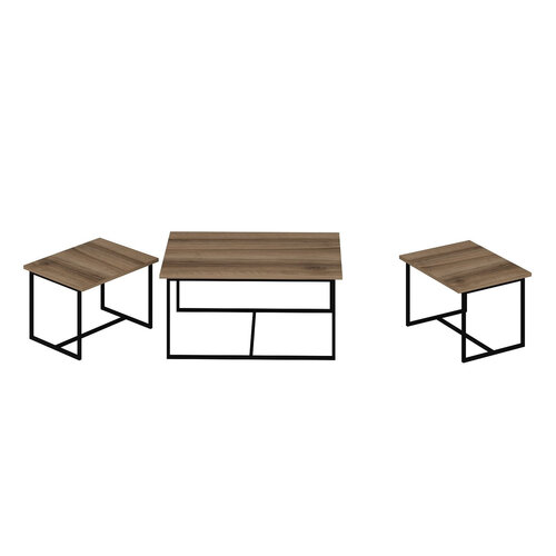 Levada Walnut kisasztal szett, 3 db